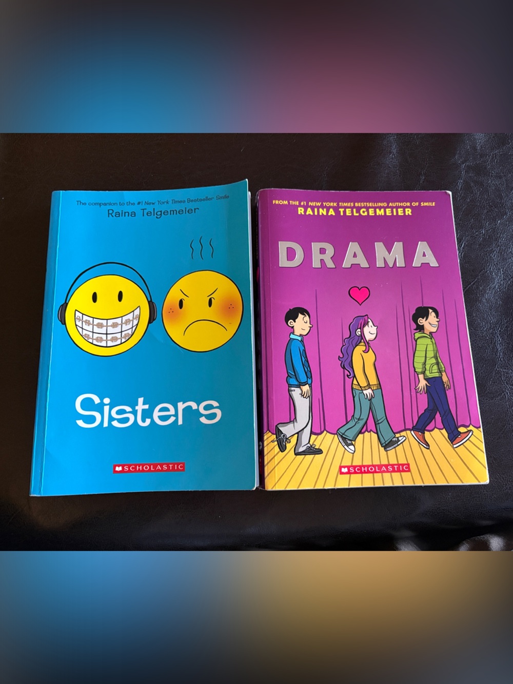 Sisters and Drama - Two books by Raina Telgemeier